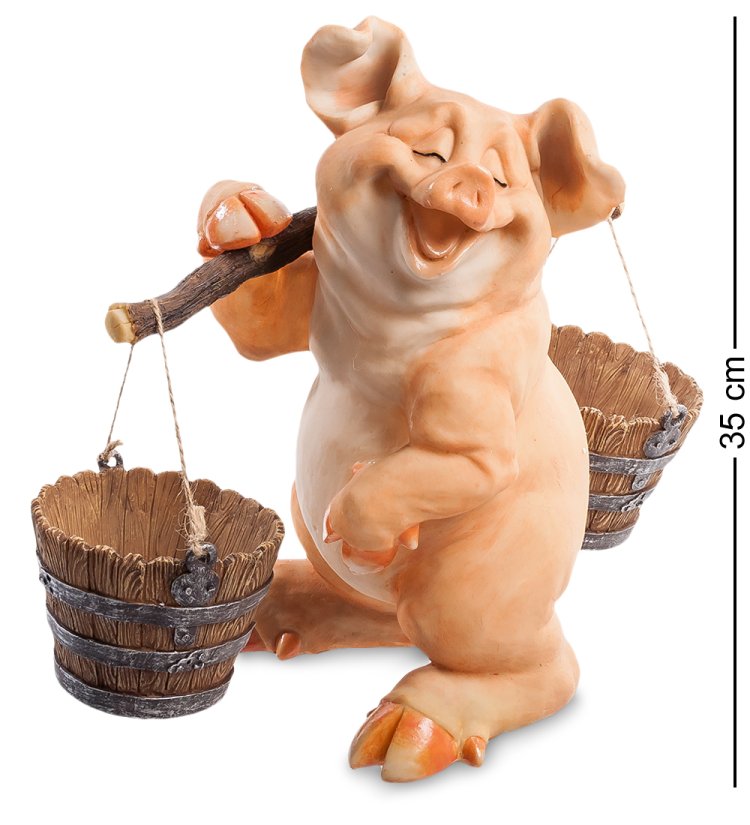 Кашпо Хрюшкин с коромыслом Sealmark GG-4703-LB