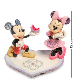 Статуэтка Микки и Минни с кольцом - Волшебный момент