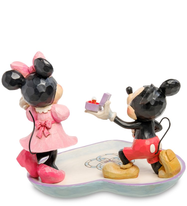 Статуэтка Микки и Минни с кольцом - Волшебный момент Disney Traditions, оборотная сторона