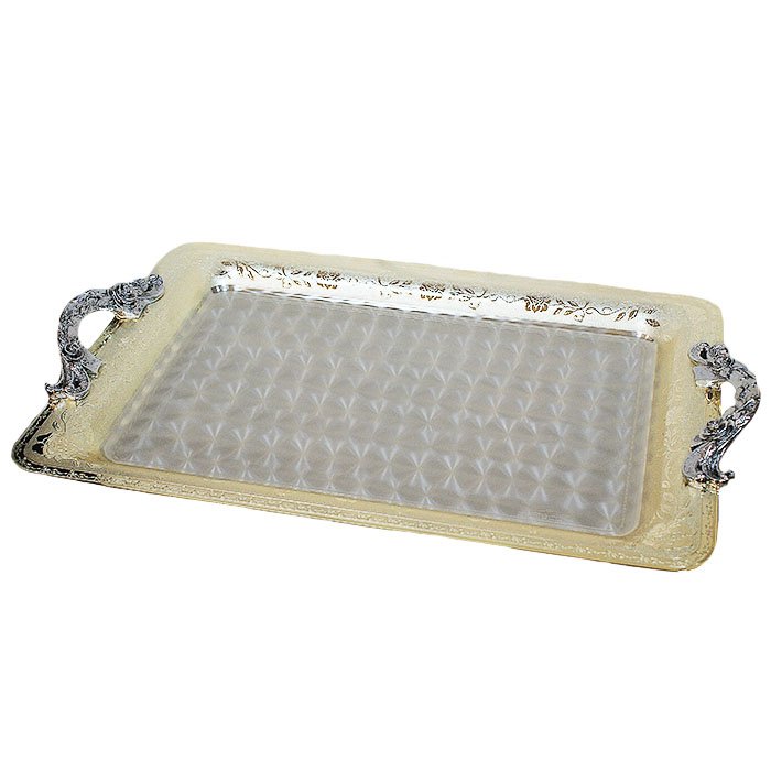 Поднос цветок Роза, размер 57х42 см