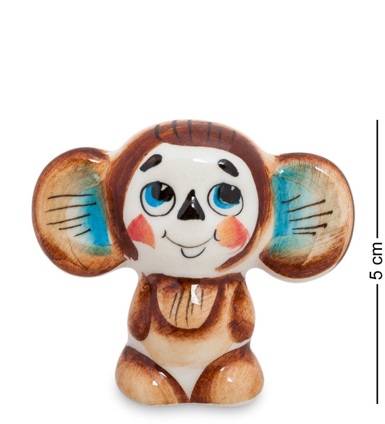 Статуэтка Чебурашка Цветная гжель ГЛ-276