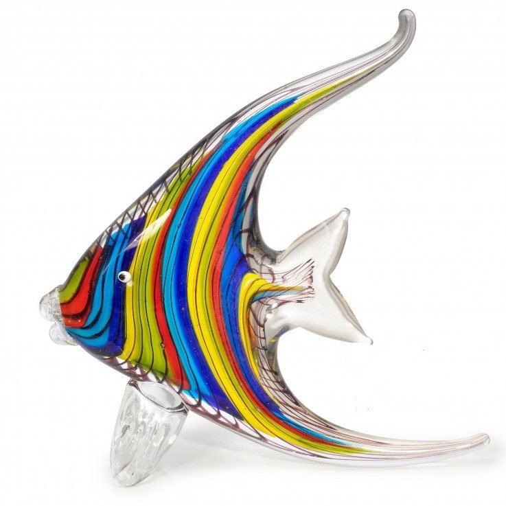Статуэтка из Муранского стекла Радужная рыбка Mirho 17335