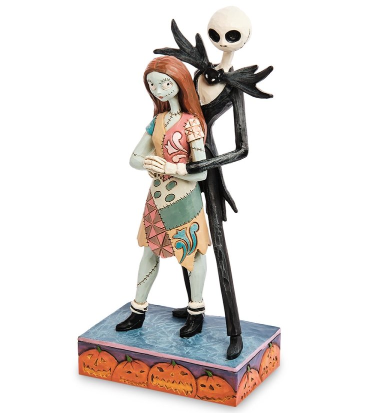 Статуэтка Салли и Джек - Кошмар перед Рождеством Disney Traditions