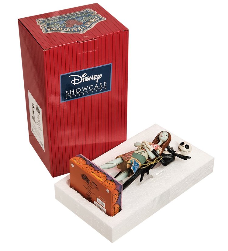 Статуэтка Салли и Джек - Кошмар перед Рождеством Disney Traditions, упаковочный вид
