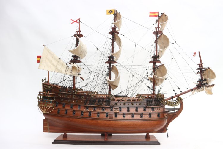 Модель парусного корабля San Felipe, Испания, 90 см TS-0031-W-80, фотография 8