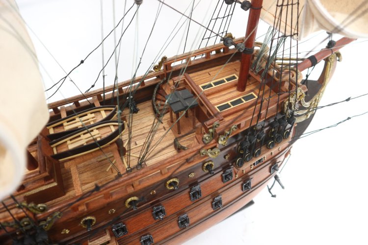 Модель парусного корабля San Felipe, Испания, 90 см TS-0031-W-80, фотография 9