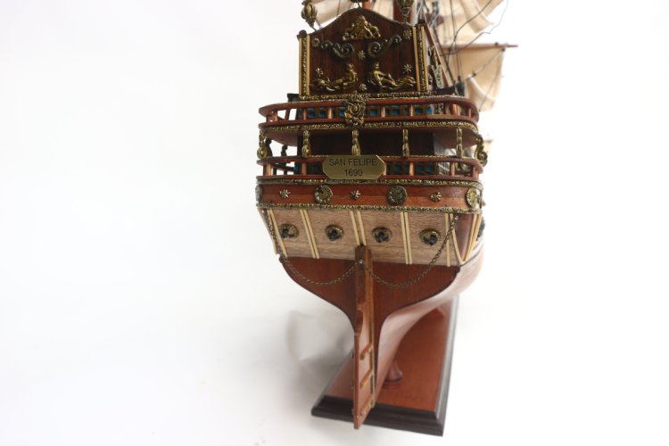 Модель парусного корабля San Felipe, Испания, 90 см TS-0031-W-80, фотография 12