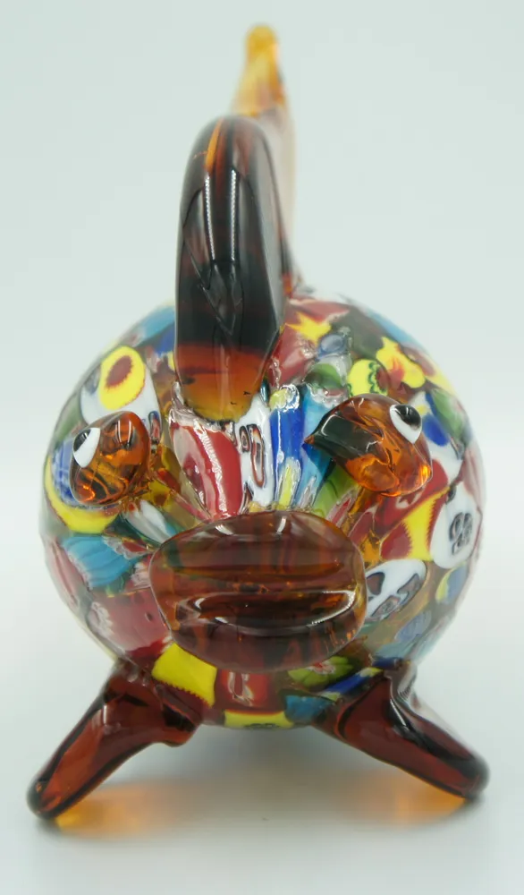 Статуэтка из Муранского стекла Яркая рыбка Mirho 44047, вид лицевой части