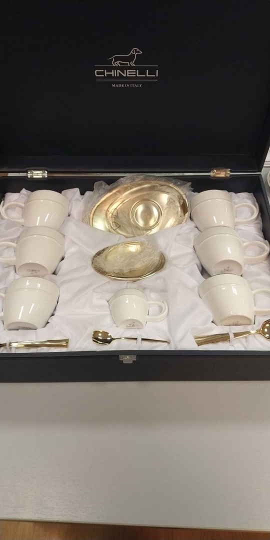 Набор для чая Ricciolo на 6 персон, фото со склада полного набора