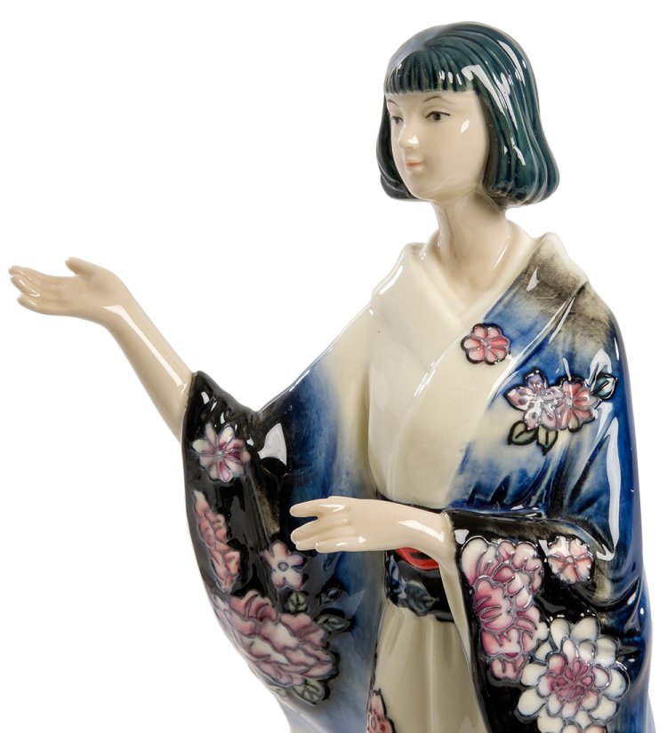 Статуэтка из фарфора Девушка в кимоно Pavone JP-24/ 5, фотография девушки