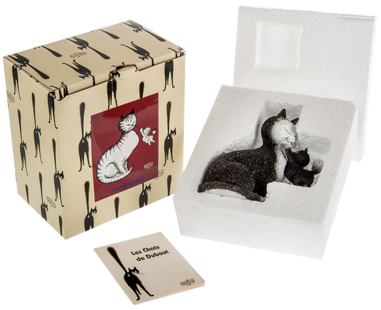 Статуэтка Кошка с котенком - Счастливое время Parastone DUB 33, упаковочный вид