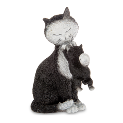 Статуэтка Кошка с котенком - Счастливое время