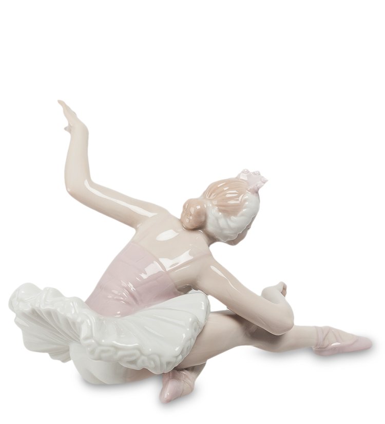 Статуэтка из фарфора Юная Балерина сидит Pavone JP-27/ 22, фотография со спины