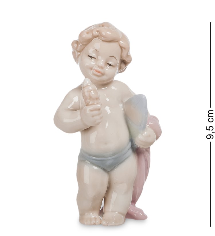 Статуэтка из фарфора Мальчик Юный спасатель Pavone JP-45/11