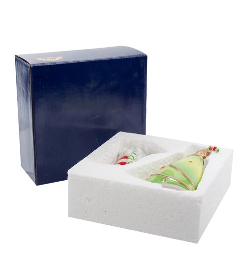 Набор соль-перец Новогодний Пудель Pavone CMS-03/ 4, упаковочный вид