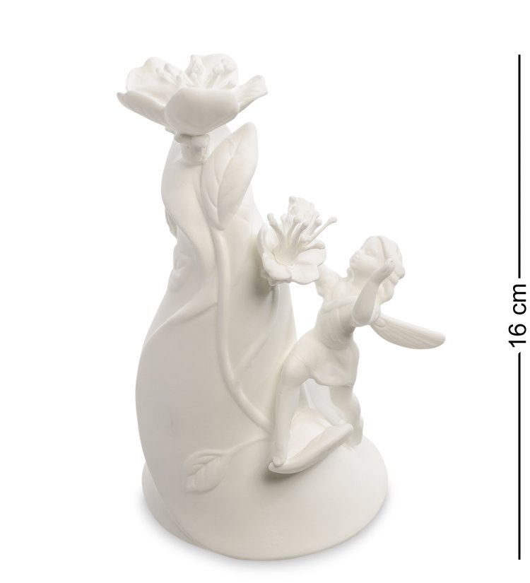 Статуэтка из бисквитного фарфора с подсветкой Фея Pavone JP-186/24