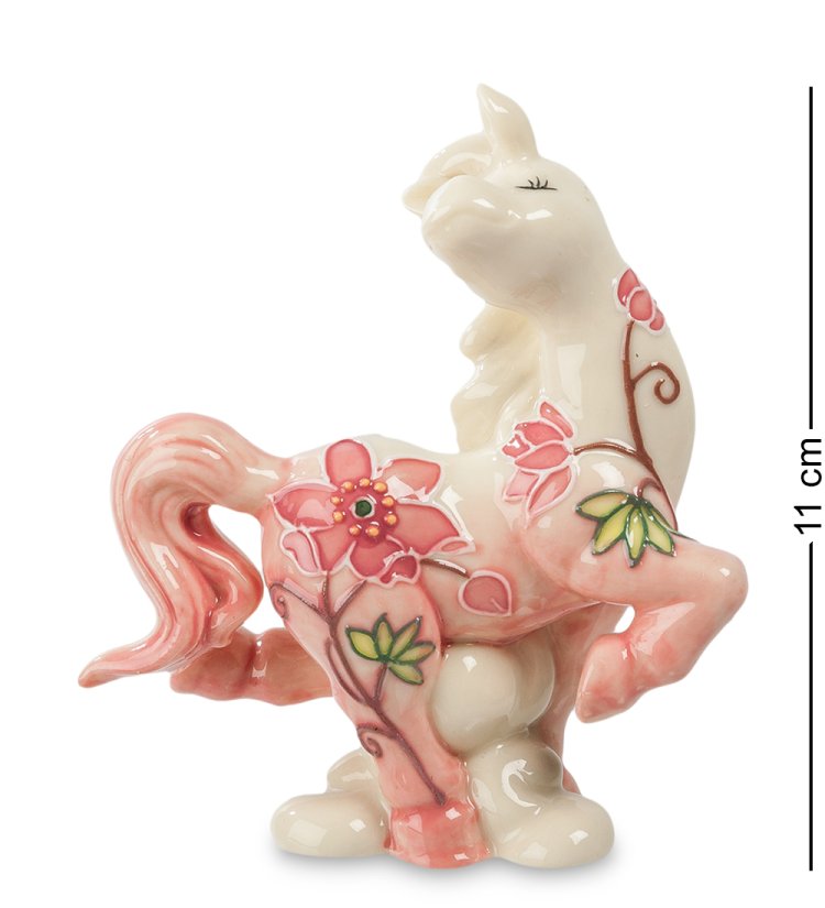 Статуэтка из керамики Лошадка Кокетка Pavone JP-61/56