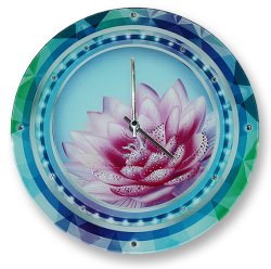 Часы с кристаллами Swarovski - Лотос