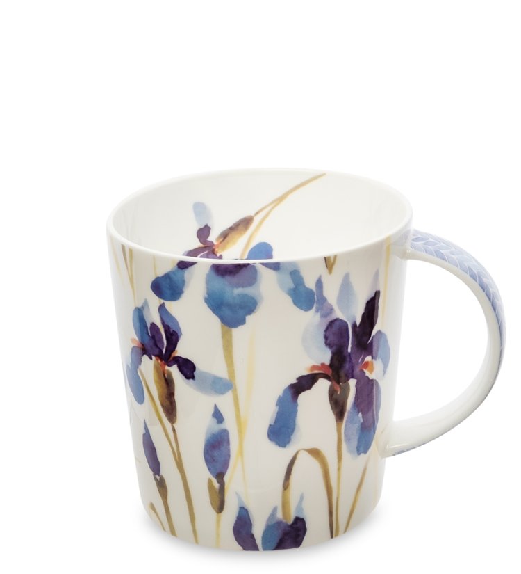 Кружка из фарфора Синие Цветы Pavone JK-309