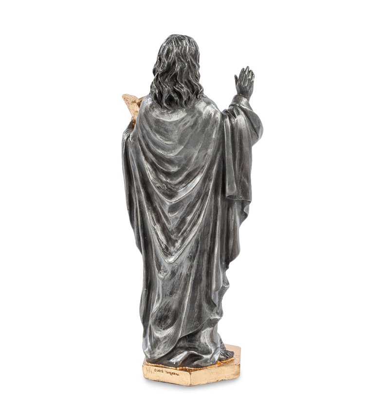 Статуэтка Иисус с Золотым Ветхим Заветом Veronese WS-33, оборотная сторона