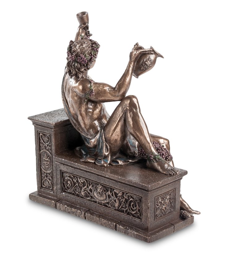 Статуэтка Дионис - бог виноделия и веселья Veronese WS-571, оборотная сторона