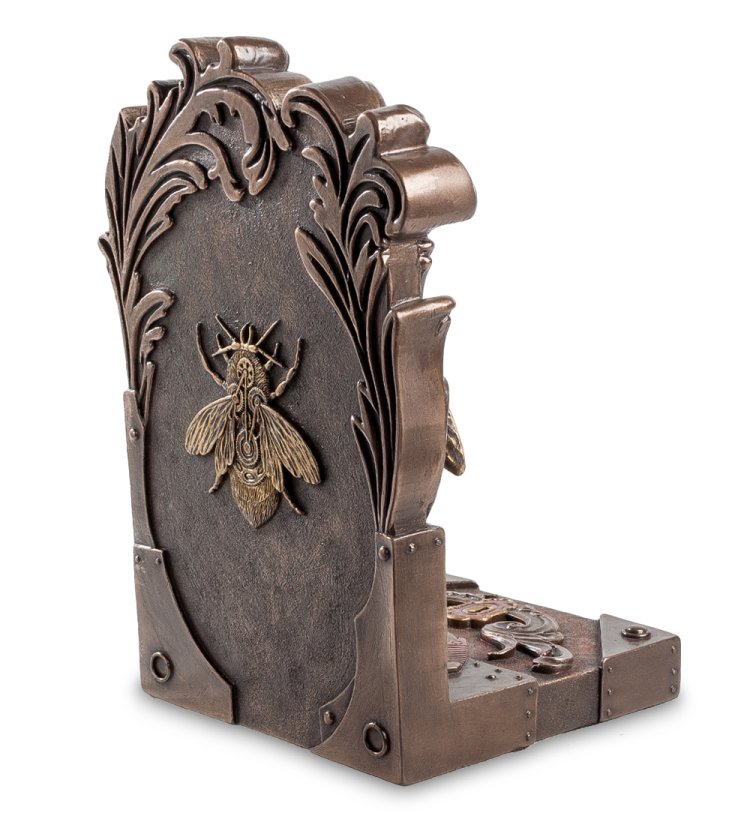 Держатель книг в стиле Стимпанк Пчела Veronese WS-285, оборотная сторона