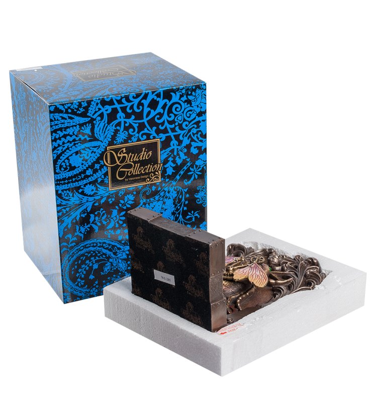 Держатель книг в стиле Стимпанк Пчела Veronese WS-285, упаковочный вид