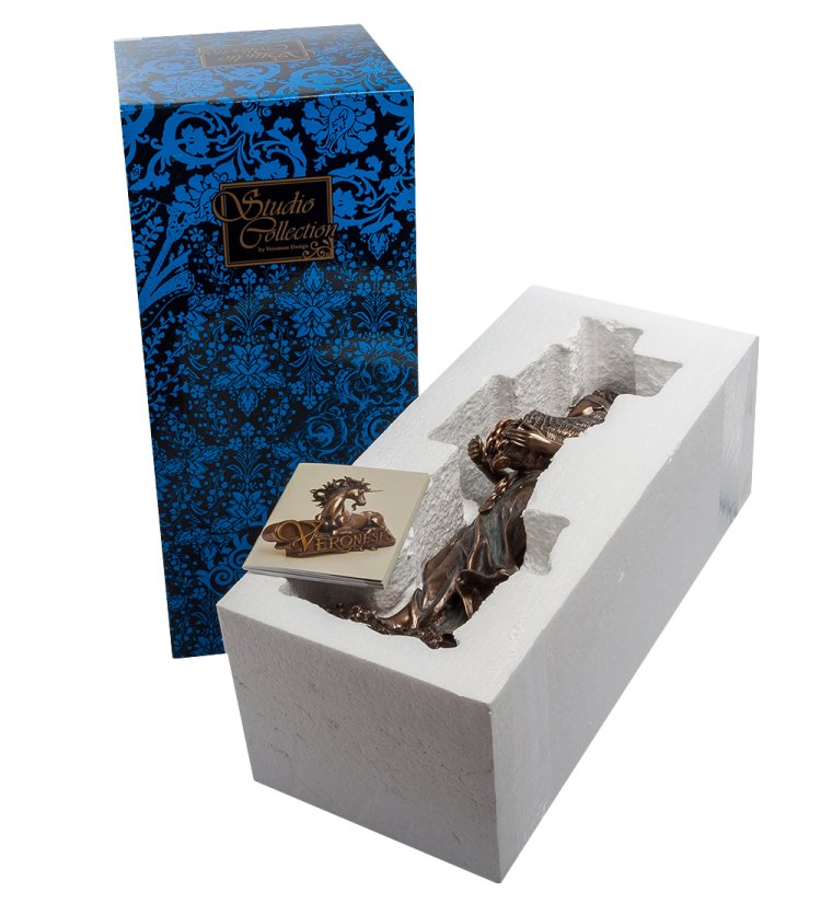 Статуэтка Медная Фортуна - Богиня Удачи Veronese WS-649/ 1, упаковочный вид