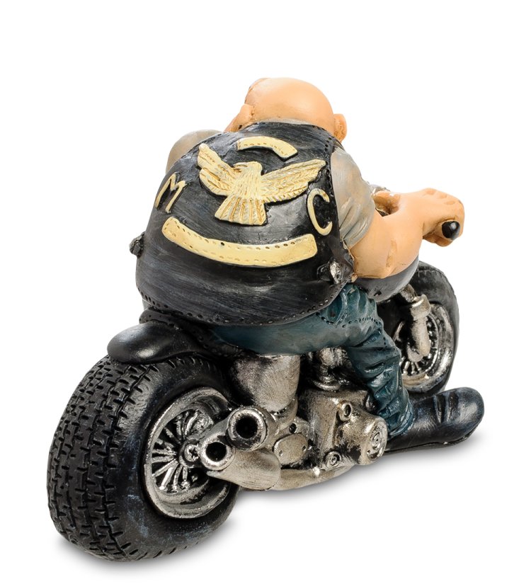 Статуэтка Байкер - Силач The Comical World of Stratford RV-949, оборотная сторона