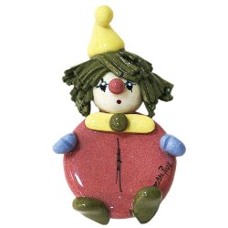 Магнит Клоун красный