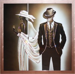 Картина Вечер судьбы 2 c кристаллами Swarovski