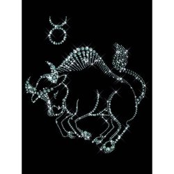 Картина Телец c кристаллами Swarovski
