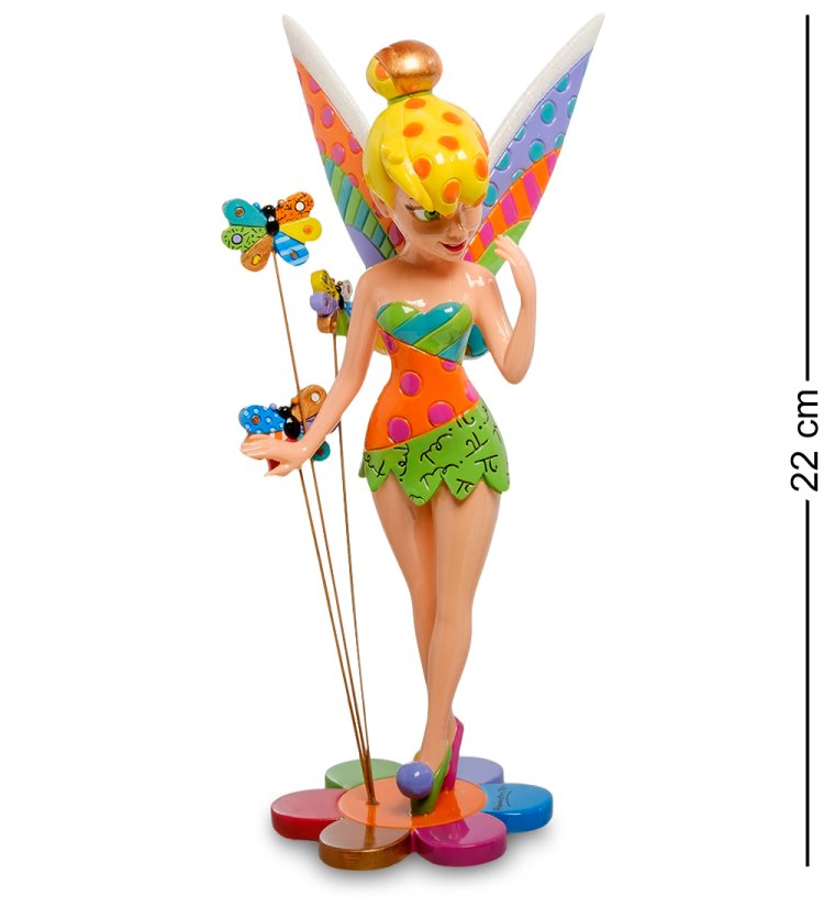 Статуэтка Фея Динь-Дилинь на цветочке Disney by Britto