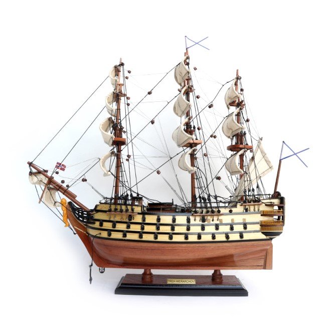 Модель парусника Трёхъ Иерархов, Россия, 48 см TS-0095-W-40