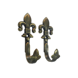 Крепление настенное Цветок крючок под Латунь