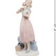 Статуэтка из фарфора Девушка с котенком на руках Pavone JP-29/60