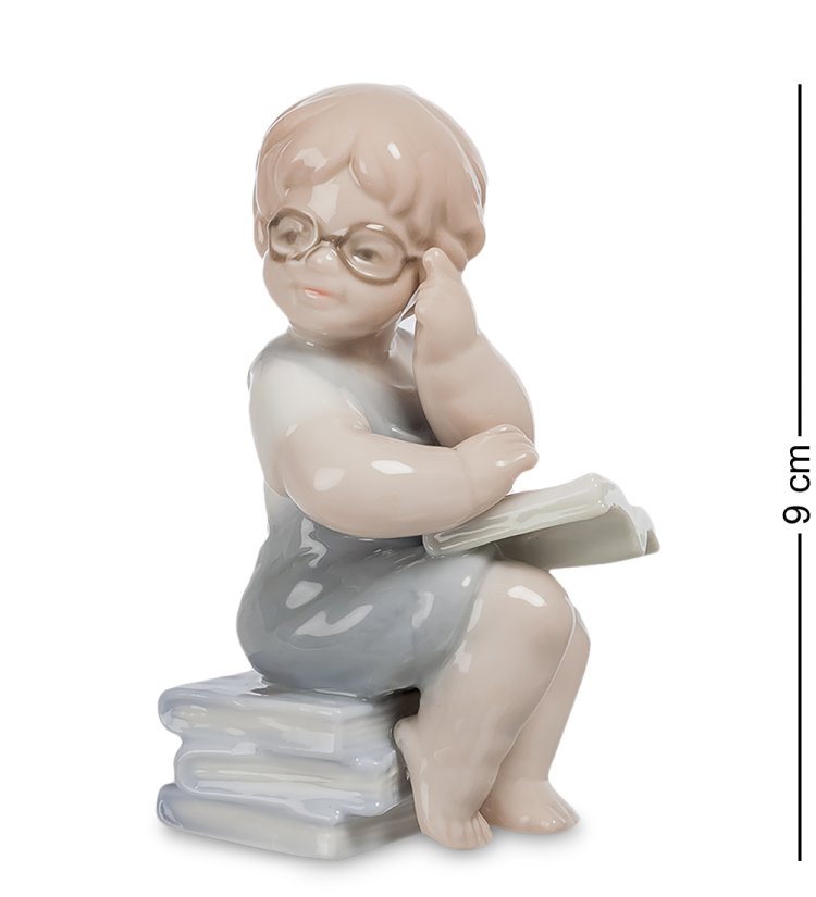 Статуэтка из фарфора Мальчик Юный учитель Pavone JP-45/10