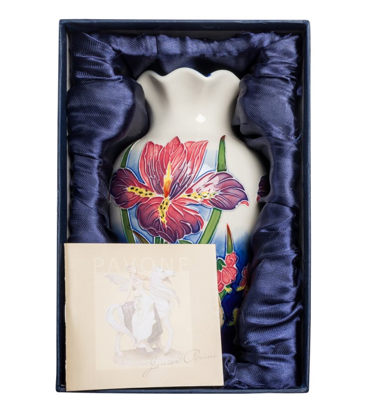 Ваза из фарфора Цветок Любви Pavone JP-262/ 4, фотография в упаковке