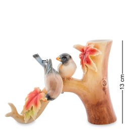 Вазочка из фарфора птицы на клене
