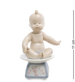 Фигурка из фарфора взвешивание Малыша