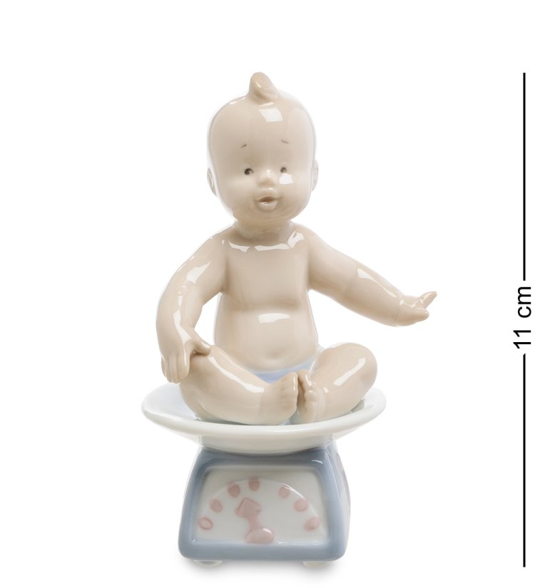 Фигурка из фарфора взвешивание Малыша Pavone JP-15/55