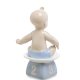 Фигурка из фарфора взвешивание Малыша Pavone JP-15/55, фотография со спины
