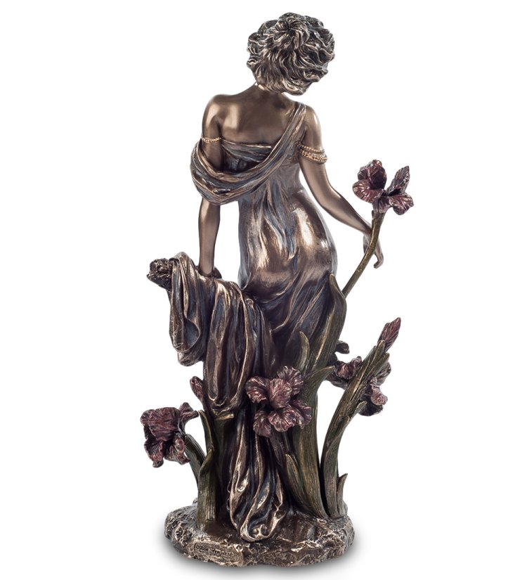 Статуэтка Медная Дама - Альфонс Муха Veronese WS-624, оборотная сторона