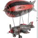 Статуэтка в стиле Стимпанк Дирижабль с Самолётом Veronese WS-280