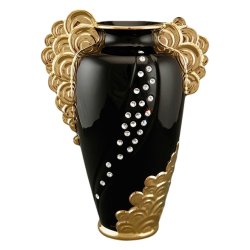 Ваза для цветов черная Milky Way