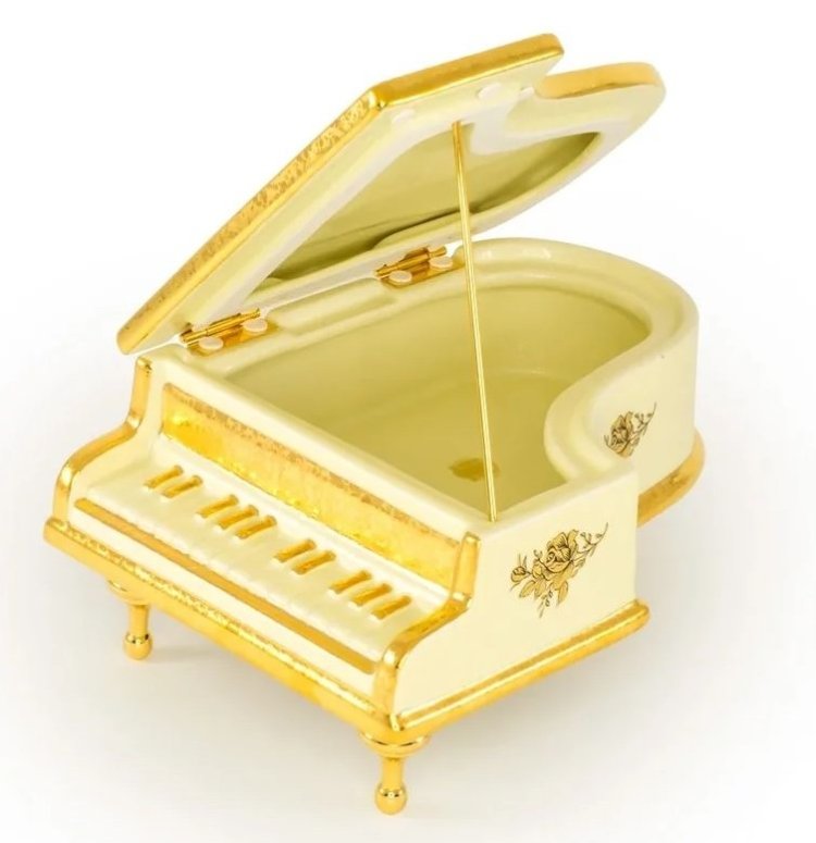 Шкатулка из керамики Рояль коллекция Барокко Migliore De Luxe 26381, фотография сбоку