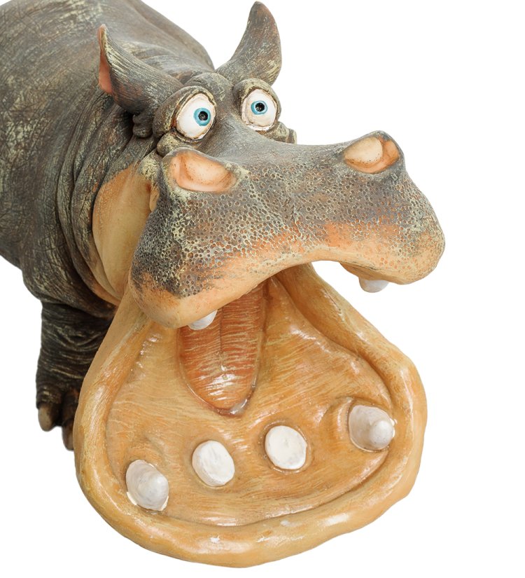 Фигурка Бегемот - Голодный Гиппо Sealmark GG-5302-LB, увеличенный вид деталей