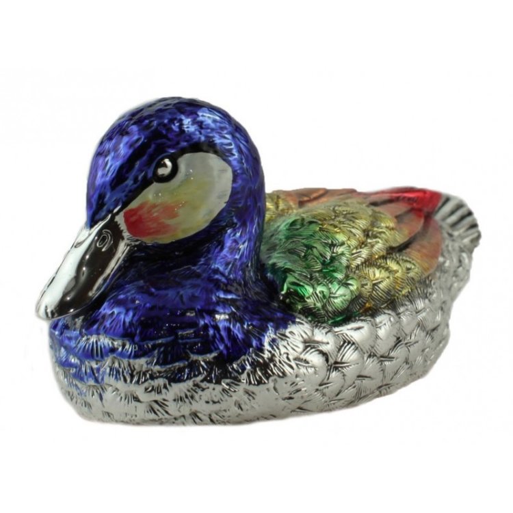 Статуэтка Уточка - мандаринка, Размер 12х6 см