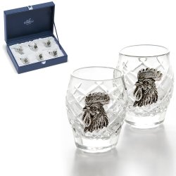 Водочный набор из 6-ти стопок Петух - 2017