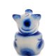 Фигурка Свинка улыбака Голубая гжель ГЛ-482, фотография со спины